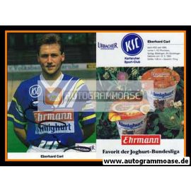 Autogramm Fussball | Karlsruher SC | 1991 | Eberhard CARL