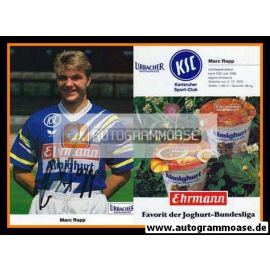 Autogramm Fussball | Karlsruher SC | 1991 | Marc RAPP