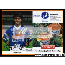 Autogramm Fussball | Karlsruher SC | 1991 | Dirk SCHUSTER