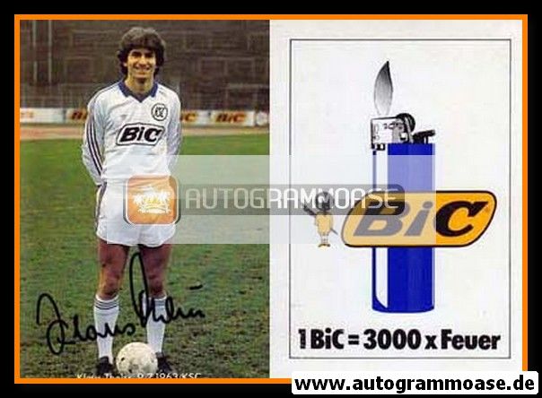 Autogramm Fussball | Karlsruher SC | 1981 | Klaus THEISS