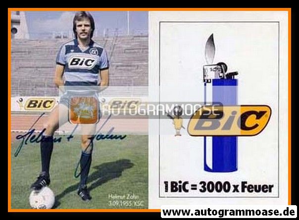 Autogramm Fussball | Karlsruher SC | 1982 | Helmut ZAHN