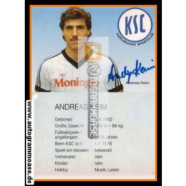 Autogramm Fussball | Karlsruher SC | 1984 | Andreas KEIM