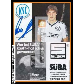 Autogramm Fussball | Karlsruher SC | 1986 | Arno GLESIUS