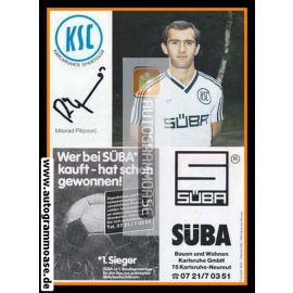 Autogramm Fussball | Karlsruher SC | 1986 | Milorad PILIPOVIC