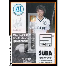 Autogramm Fussball | Karlsruher SC | 1986 | Lars SCHMIDT