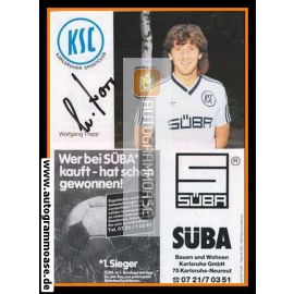Autogramm Fussball | Karlsruher SC | 1986 | Wolfgang TRAPP