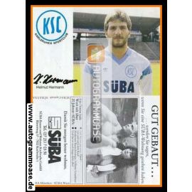 Autogramm Fussball | Karlsruher SC | 1987 | Helmut HERMANN