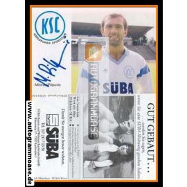 Autogramm Fussball | Karlsruher SC | 1987 | Milorad PILIPOVIC