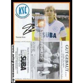 Autogramm Fussball | Karlsruher SC | 1987 | Thomas SÜSS