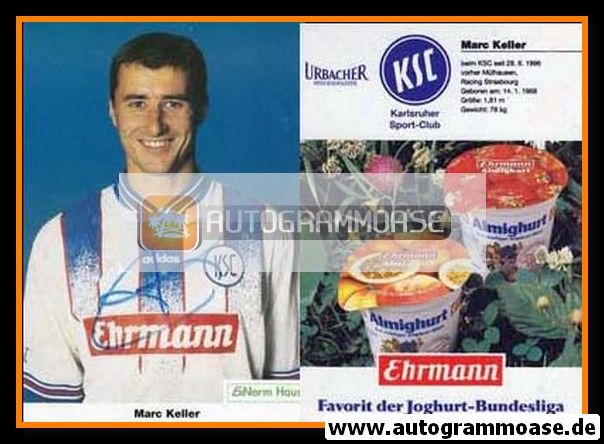 Autogramm Fussball | Karlsruher SC | 1996 | Marc KELLER