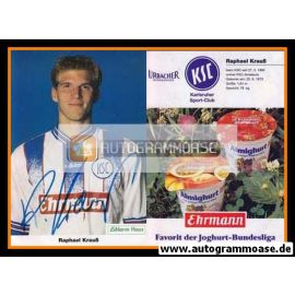 Autogramm Fussball | Karlsruher SC | 1996 | Raphael KRAUSS