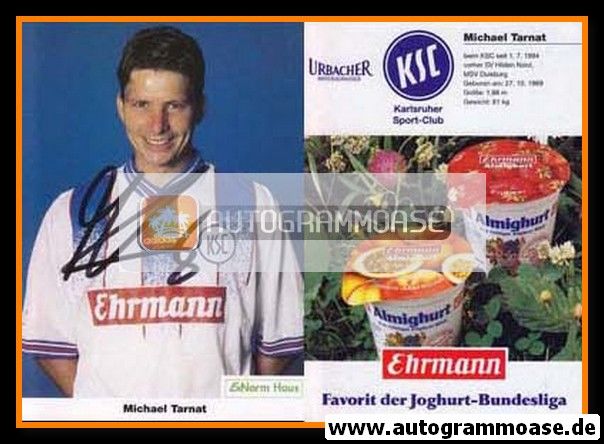Autogramm Fussball | Karlsruher SC | 1996 | Michael TARNAT 