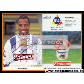 Autogramm Fussball | Karlsruher SC | 1997 | David REGIS