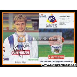 Autogramm Fussball | Karlsruher SC | 1997 | Christian WÜCK