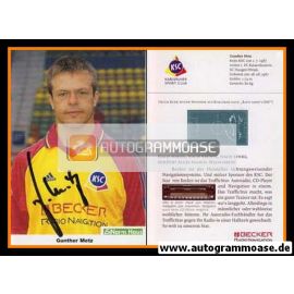 Autogramm Fussball | Karlsruher SC | 1998 | Gunther METZ