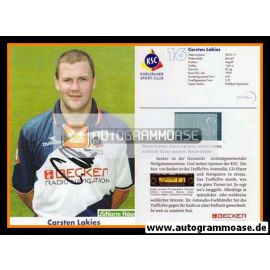 Autogramm Fussball | Karlsruher SC | 1999 | Carsten LAKIES