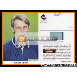 Autogramm Fussball | Karlsruher SC | 1999 | Rainer ULRICH