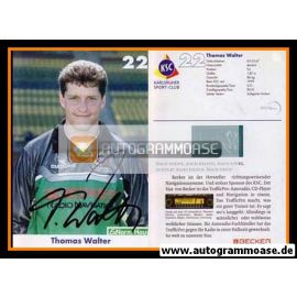 Autogramm Fussball | Karlsruher SC | 1999 | Thomas WALTER