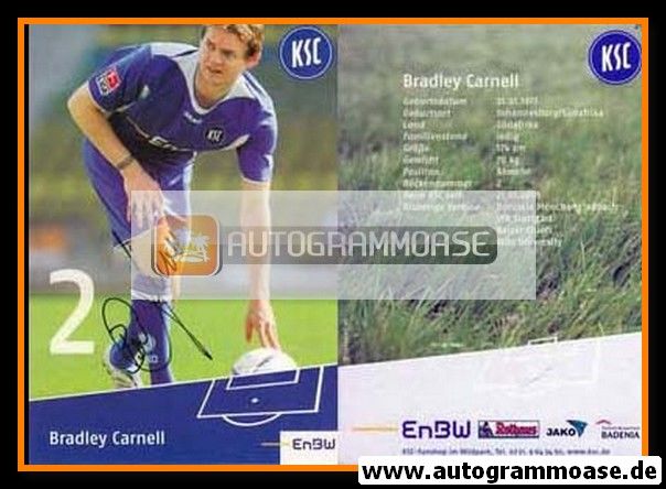 Autogramm Fussball | Karlsruher SC | 2005 | Bradley CARNELL