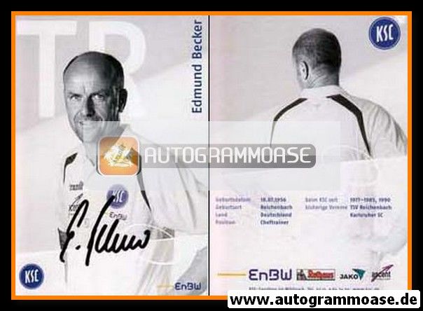 Autogramm Fussball | Karlsruher SC | 2006 | Edmund BECKER