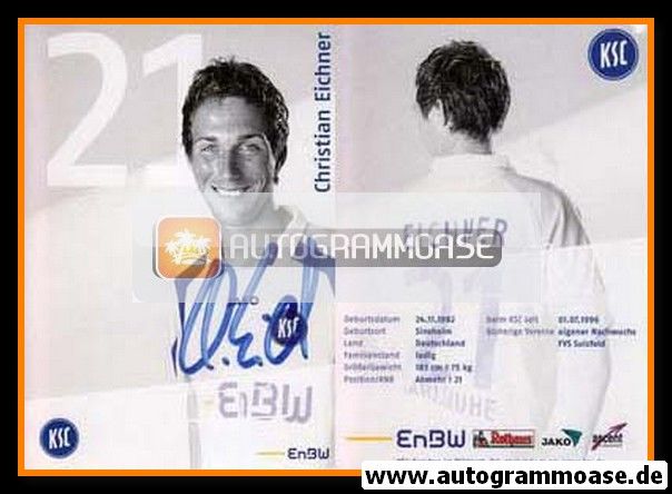 Autogramm Fussball | Karlsruher SC | 2006 | Christian EICHNER