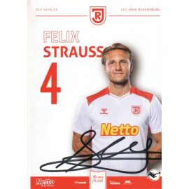Autogramm Fussball | SSV Jahn Regensburg | 2025 | Felix STRAUSS