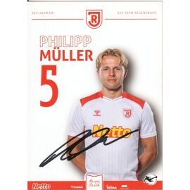 Autogramm Fussball | SSV Jahn Regensburg | 2025 | Philipp MÜLLER