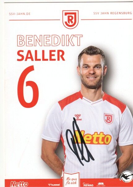Autogramm Fussball | SSV Jahn Regensburg | 2025 | Benedikt SALLER