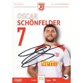 Autogramm Fussball | SSV Jahn Regensburg | 2025 | Oscar SCHÖNFELDER