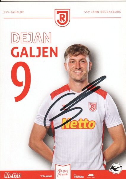 Autogramm Fussball | SSV Jahn Regensburg | 2025 | Dejan GALJEN