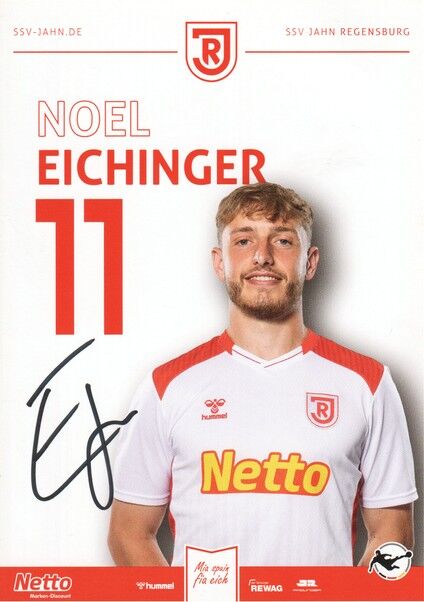 Autogramm Fussball | SSV Jahn Regensburg | 2025 | Noel EICHINGER