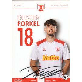 Autogramm Fussball | SSV Jahn Regensburg | 2025 | Dustin FORKEL