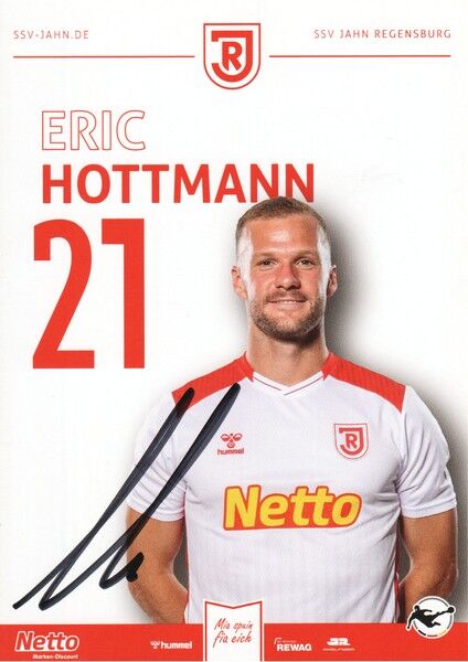 Autogramm Fussball | SSV Jahn Regensburg | 2025 | Eric HOTTMANN