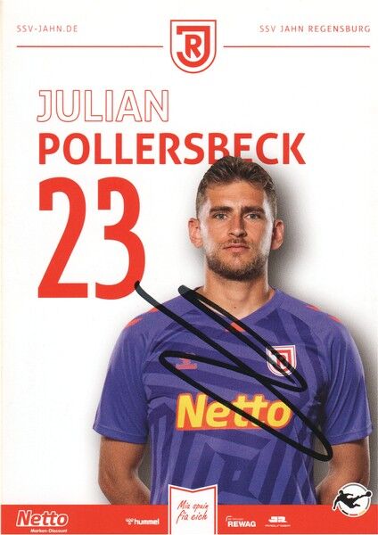 Autogramm Fussball | SSV Jahn Regensburg | 2025 | Julian POLLERSBECK
