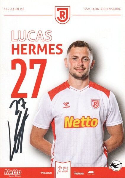 Autogramm Fussball | SSV Jahn Regensburg | 2025 | Lucas HERMES