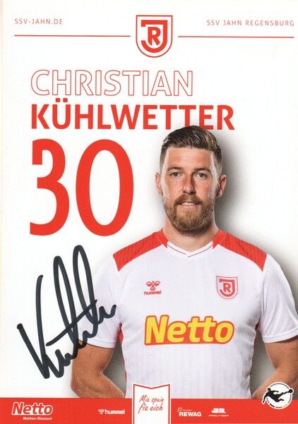 Autogramm Fussball | SSV Jahn Regensburg | 2025 | Christian KÜHLWETTER