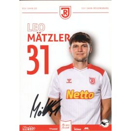 Autogramm Fussball | SSV Jahn Regensburg | 2025 | Leo MÄTZLER