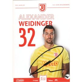 Autogramm Fussball | SSV Jahn Regensburg | 2025 | Alexander WEIDINGER