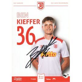 Autogramm Fussball | SSV Jahn Regensburg | 2025 | Ben KIEFFER