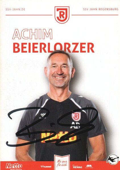 Autogramm Fussball | SSV Jahn Regensburg | 2025 | Achim BEIERLORZER
