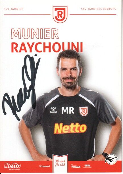 Autogramm Fussball | SSV Jahn Regensburg | 2025 | Munier RAYCHOUNI