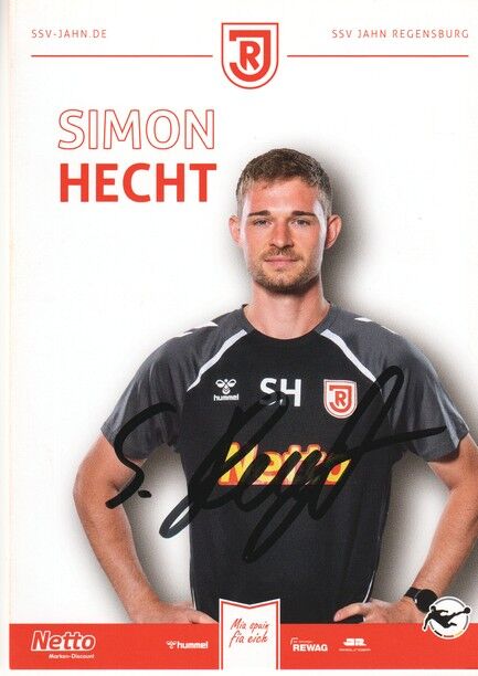 Autogramm Fussball | SSV Jahn Regensburg | 2025 | Simon HECHT