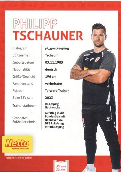 Autogramm Fussball | SSV Jahn Regensburg | 2025 | Philipp TSCHAUNER
