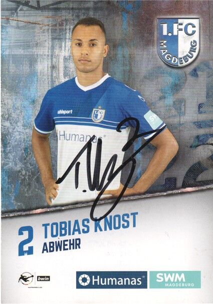 Autogramm Fussball | 1. FC Magdeburg | 2021 | Tobias KNOST