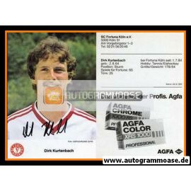 Autogramm Fussball | Fortuna Köln | 1985 | Dirk KURTENBACH