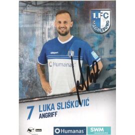Autogramm Fussball | 1. FC Magdeburg | 2021 | Luka SLISKOVIC
