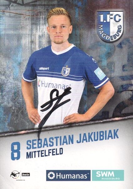 Autogramm Fussball | 1. FC Magdeburg | 2021 | Sebastian JAKUBIAK