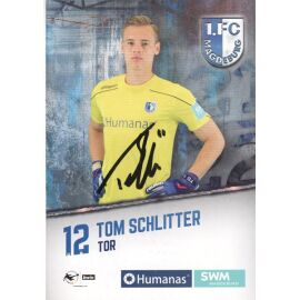 Autogramm Fussball | 1. FC Magdeburg | 2021 | Tom SCHLITTER