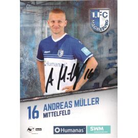 Autogramm Fussball | 1. FC Magdeburg | 2021 | Andreas MÜLLER