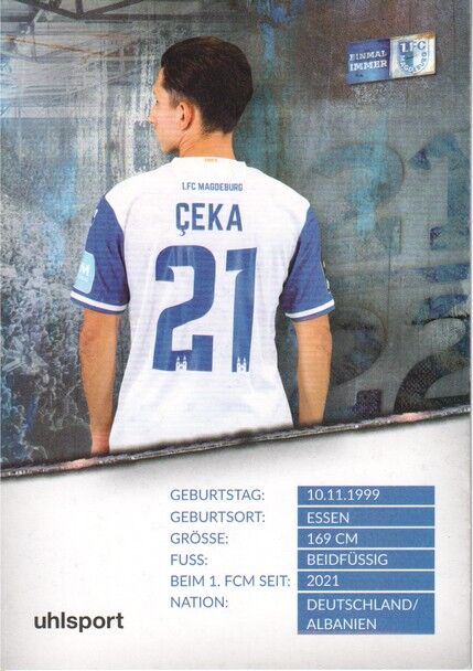 Autogramm Fussball | 1. FC Magdeburg | 2021 | Jason CEKA